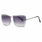 AEVOGUE Sunglasses For Women Square Rimless Diamond cutting Lens Brand Designer Fashion Shades Sun Glasses AE0528