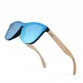 CONCHEN Wooden Sunglasses For Women Fashion Brand Designer UV400 Mirror Lenses Bamboo Sunglasses For Men 2018 New Arrival