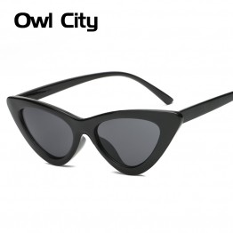 Owl City Vintage Women Sunglasses Cat eye Eyewear Brand Designer Retro Sunglass Female  Oculos de sol UV400 Sun glasses